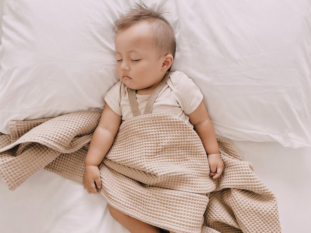 Waffle Baby Blanket (Cream)